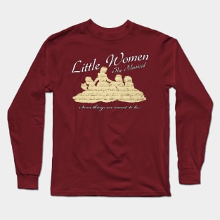 Little Women - Manuscript Design Long Sleeve T-Shirt